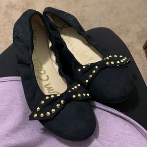 Sam Edelman girls ballet flat size 4 black